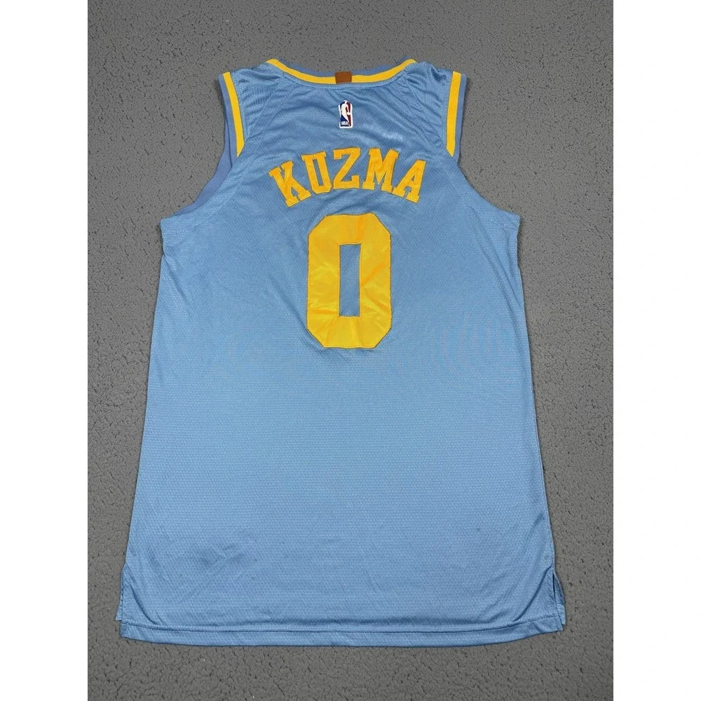 Nike Los Angeles Lakers Kyle Kuzma Jersey Mens Large Blue NBA Basketball 0‎ MPLS
